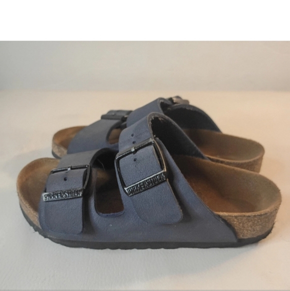 BIRKENSTOCK Arizona Kids Birkibuc Navy EU 26 US 8 - Picture 5 of 9
